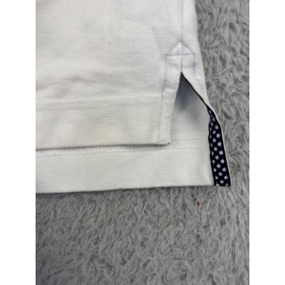 Robert Graham White Polo Shirt XL Classic Fit Embroidered Devil Logo Made - Peru - Picture 2 of 13